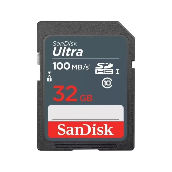 Карта памяти SanDisk Ultra 32GB SDXC Memory Card 100MBs, черный